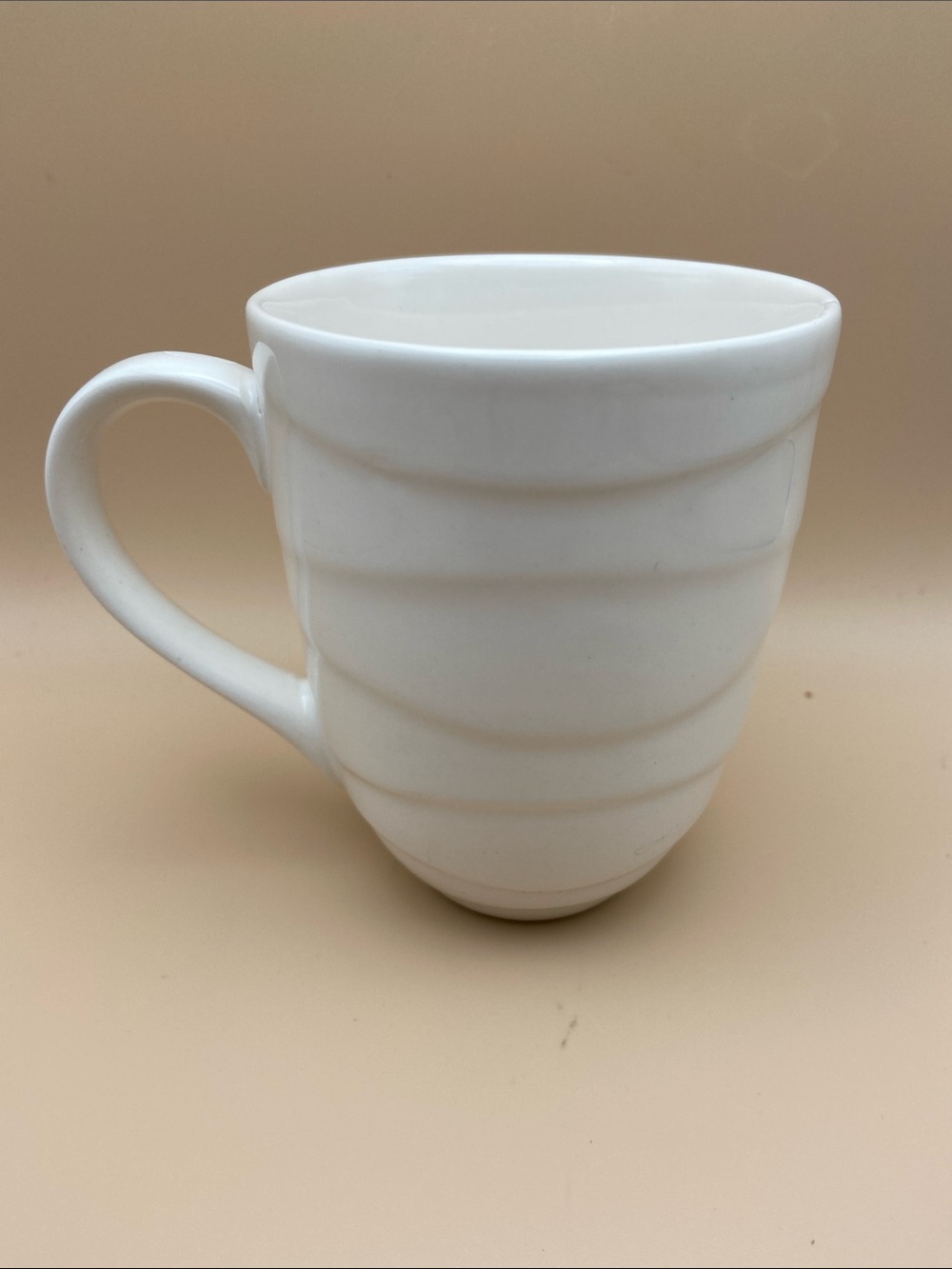 Jamie Oliver Waves White Porcelain Coffee Mug